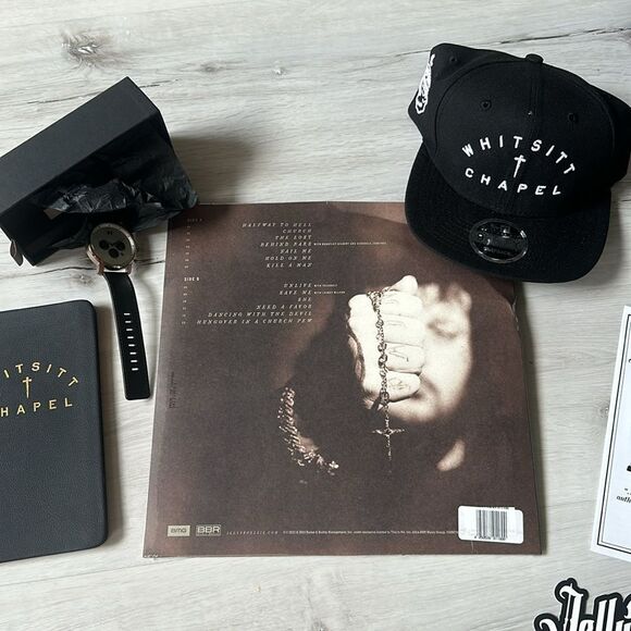 Jellyroll Whitsitt Chapel Promo Pack vinyl record hat, watch, sticker & book Nwt - Picture 6 of 6